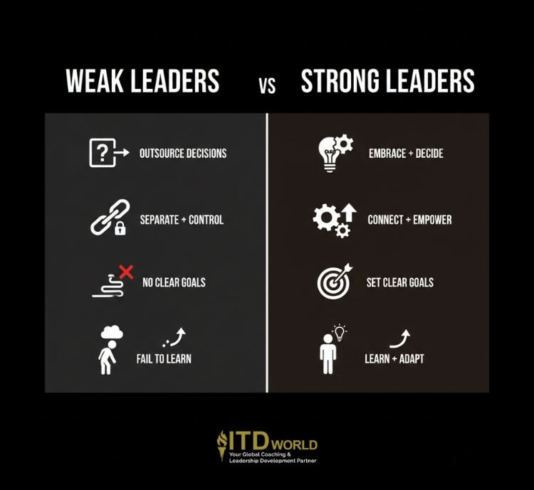 weak leaders vs strong leaders