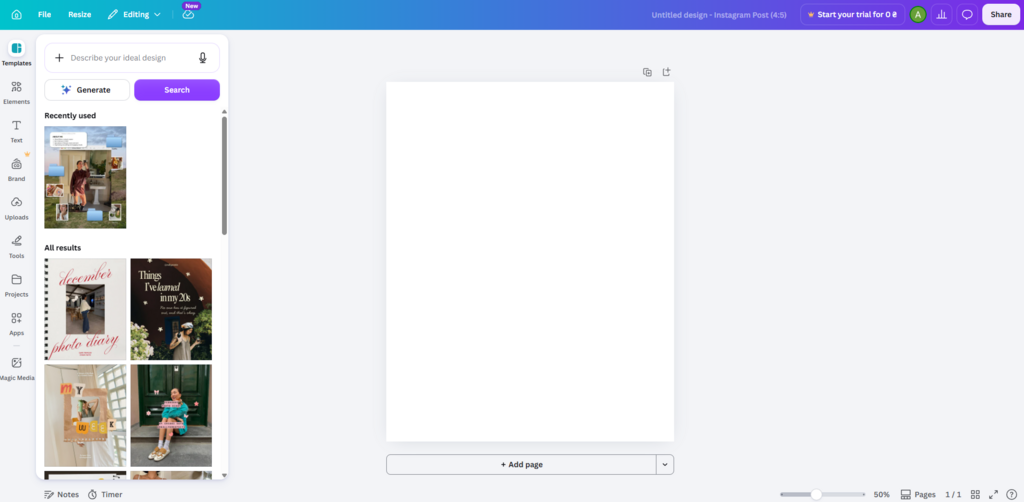 Canva Magic Design