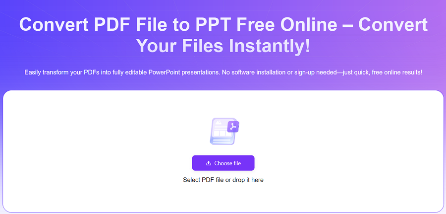 convert pdf to powerpoint