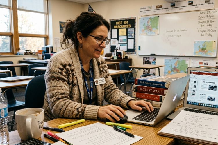 how teachers use ai powerpoint generators