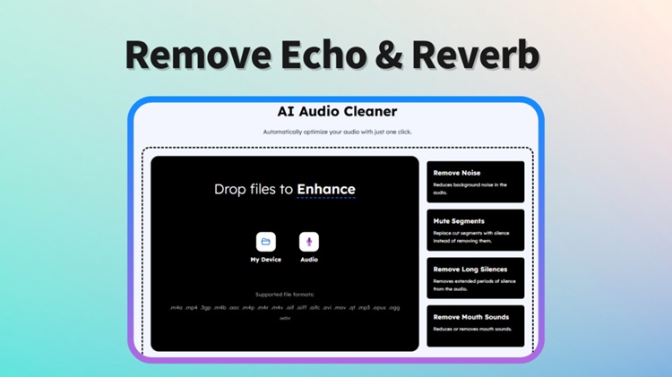 remove echo reverb