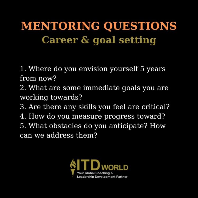 mentoring questions career goal setting