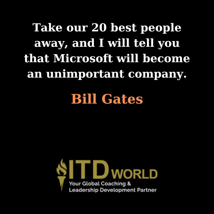 employee quotes Bill Gates