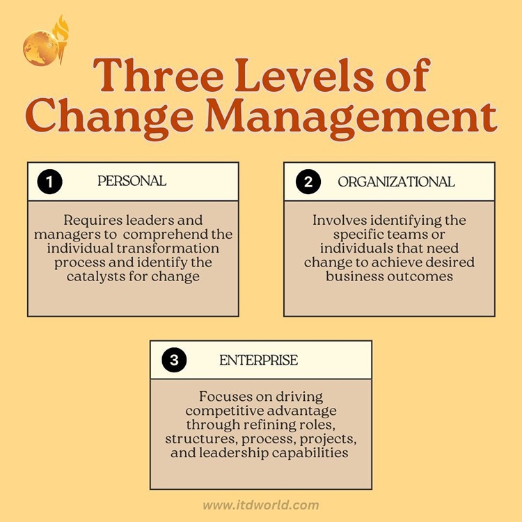 3 levels of change management