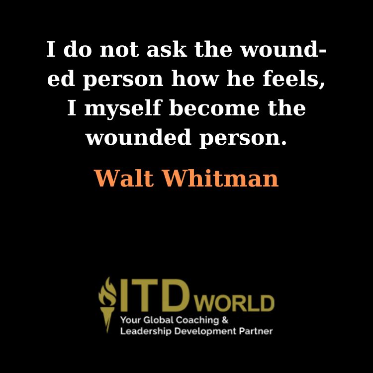 I myself become the wounded person