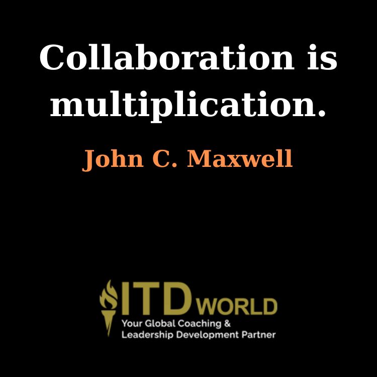 collaboration is multiplication