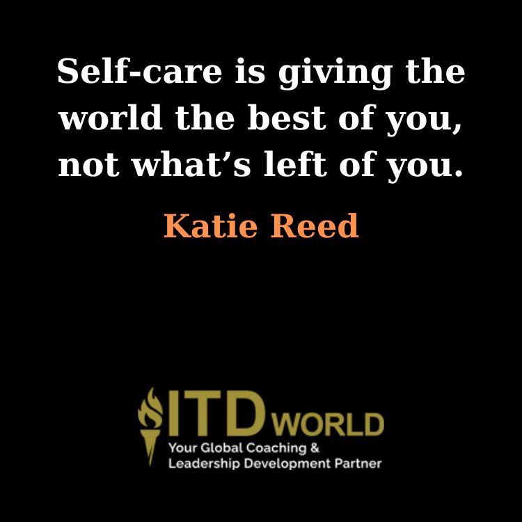 self-care at work quote
