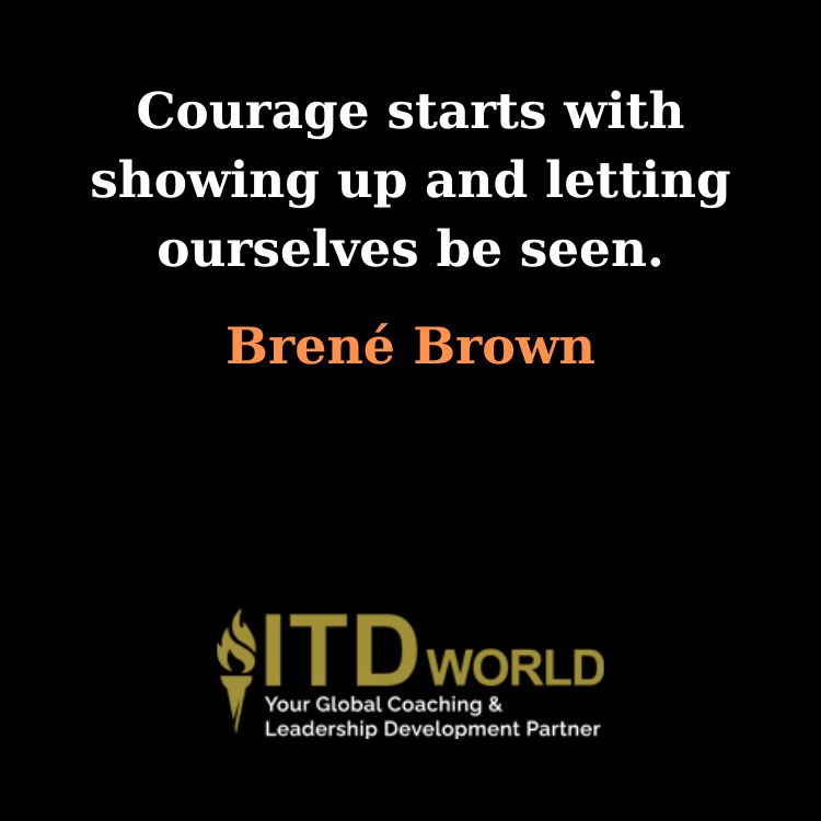 courage starts with showing up