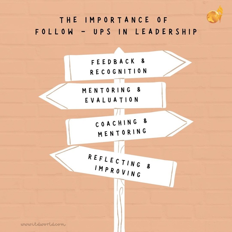 the importance of follow up in leadership