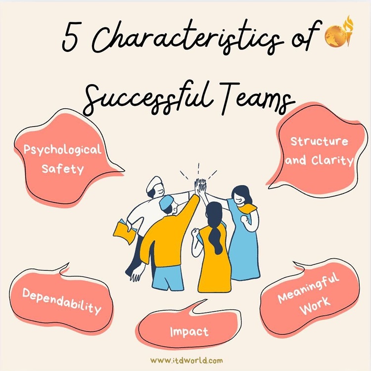 five defining characteristics of successful teams