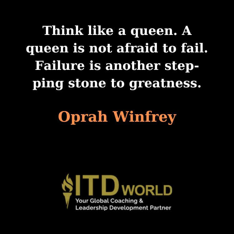 a queen is not afraid to fail