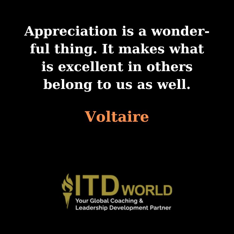 appreciation is a wonderful thing