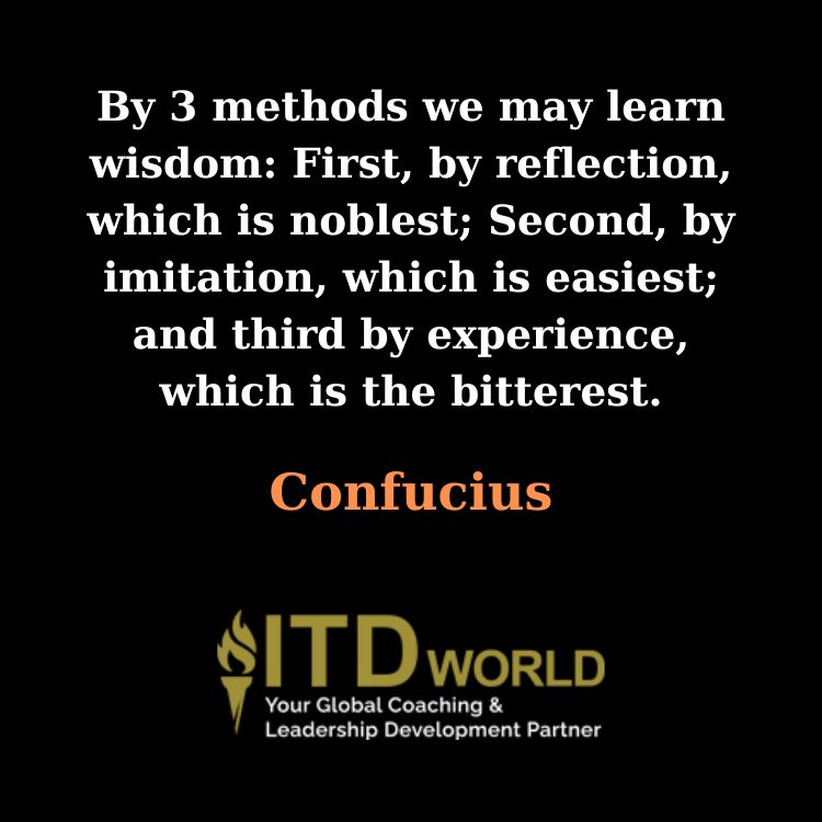 by three methods we may learn wisdom