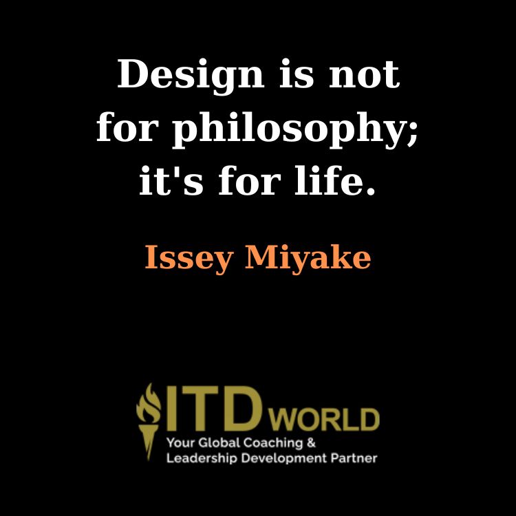 design is not for philosophy