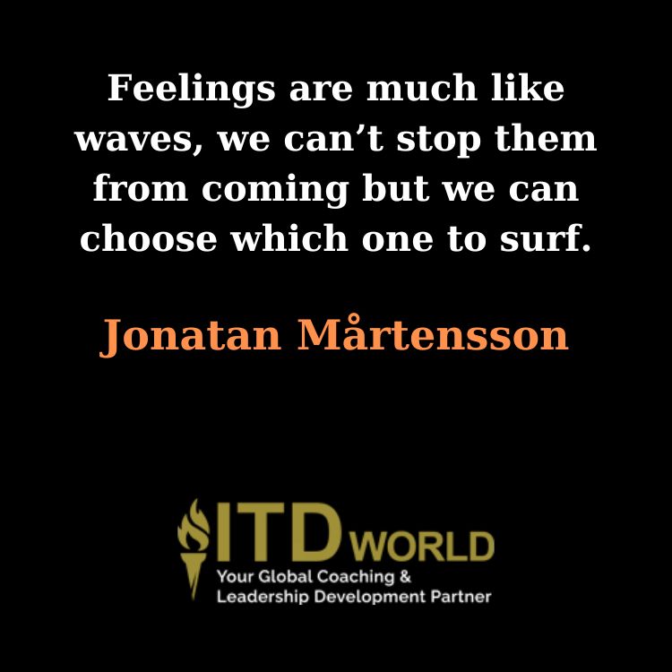 feelings are much like waves