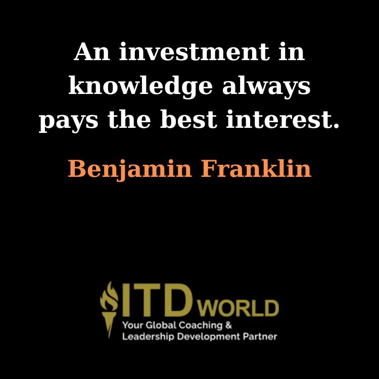 investment in knowledge pays the best interest