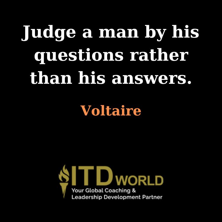 judge a man by his questions