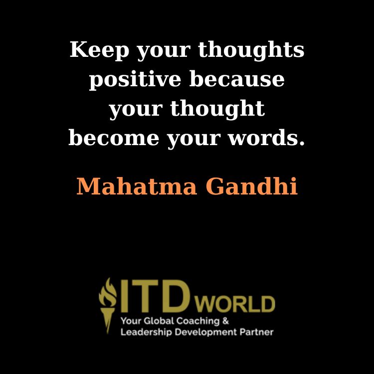 keep your thoughts positive