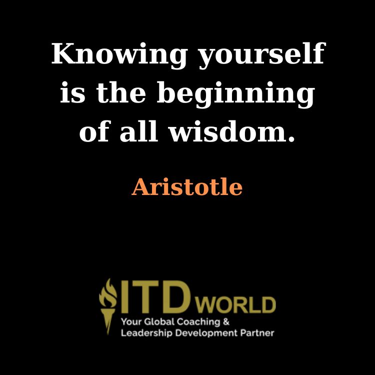 knowing yourself is the beginning of all wisdom