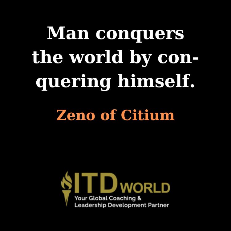 man conquers the world by conquering himself