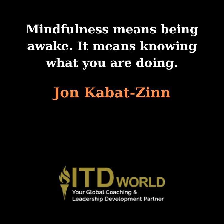 mindfulness means being awake