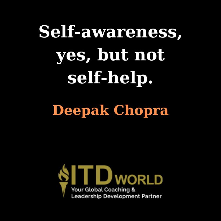 self-awareness not self-help