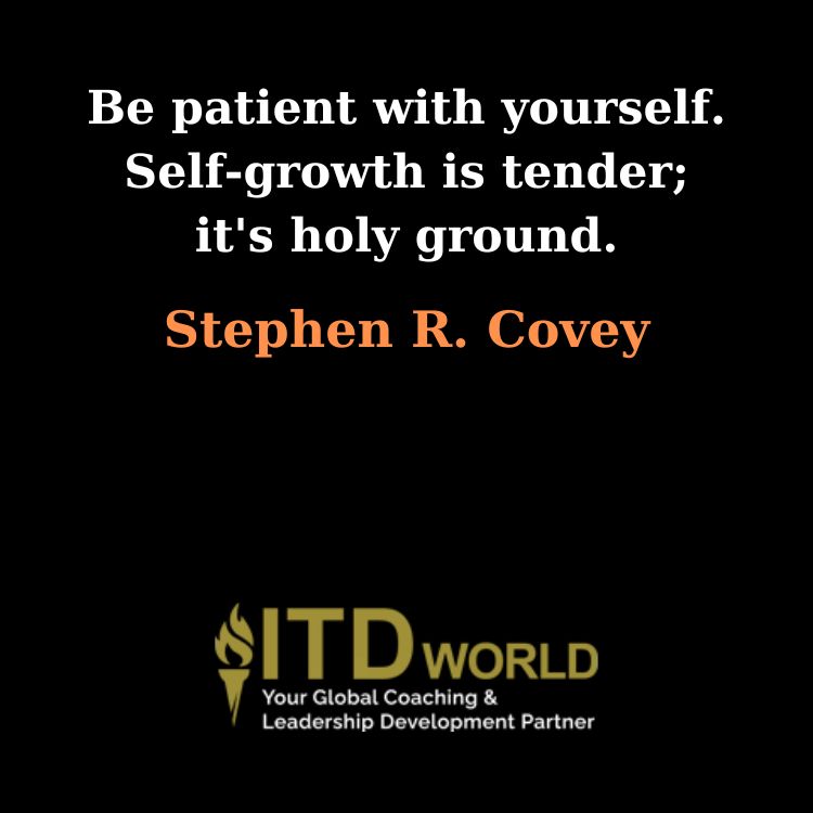 self-growth is tender