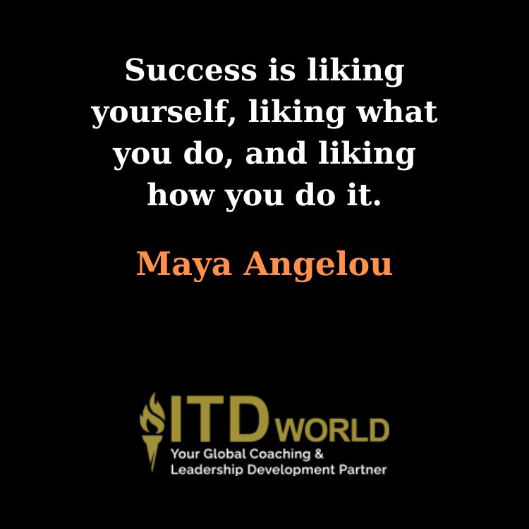 success is liking what you do