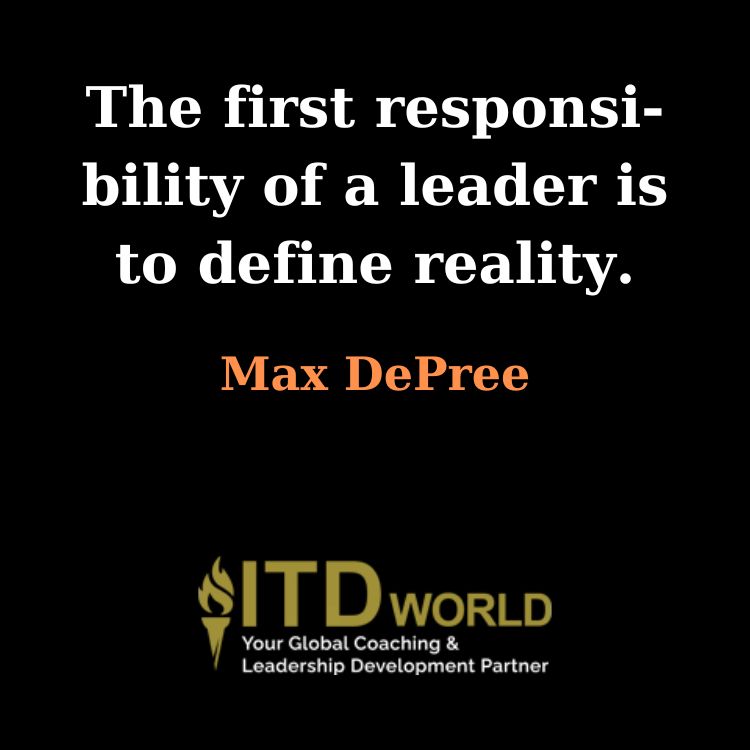the first responsibility of a leader