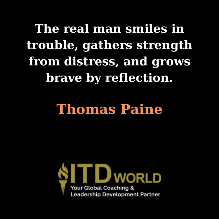 the real man smiles in trouble