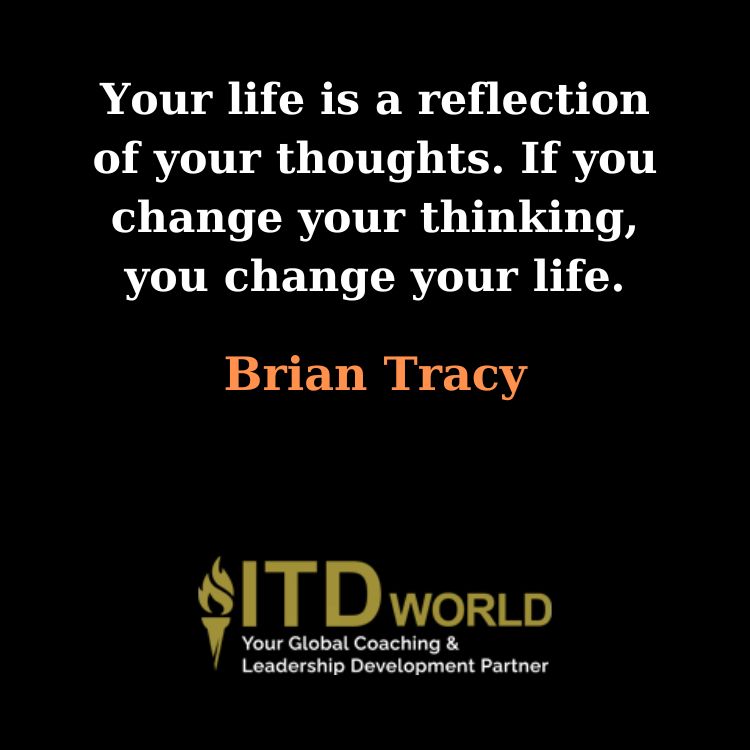 your life is a reflection of your thoughts