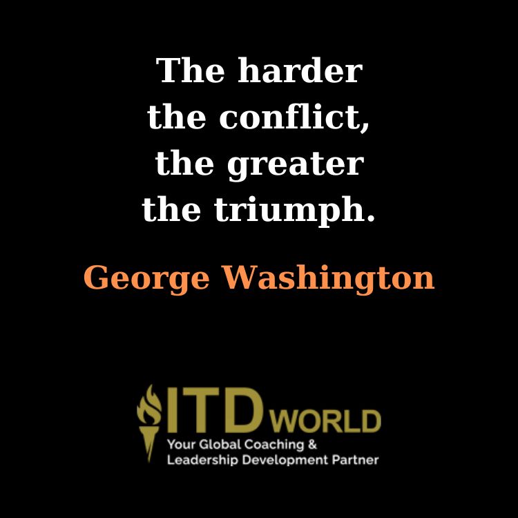 harder the conflict greater the triumph