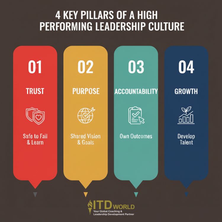 key pillars of a high-performing leadership culture