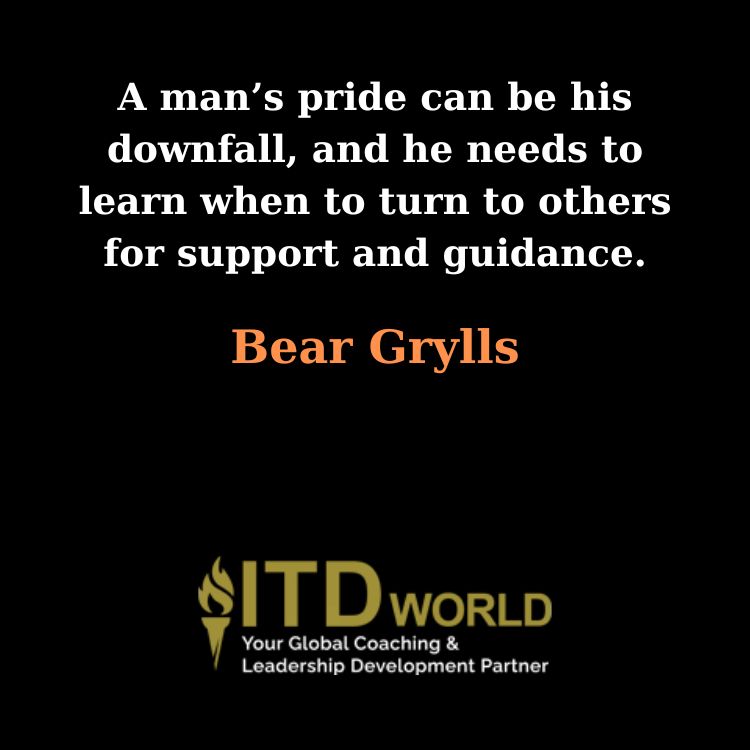 a man pride can be his downfall