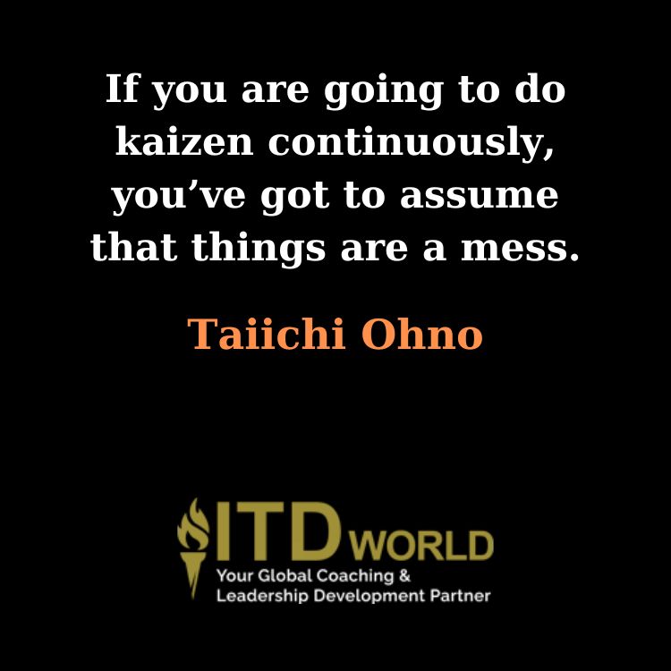 kaizen quotes assume things are a mess