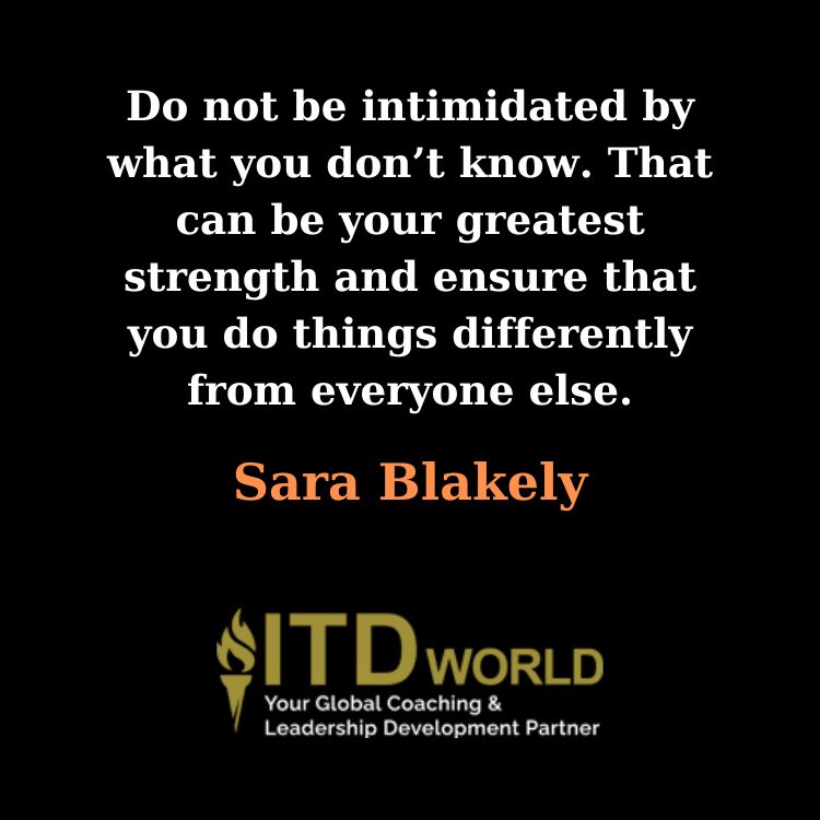 do not be intimidated by what you do not know