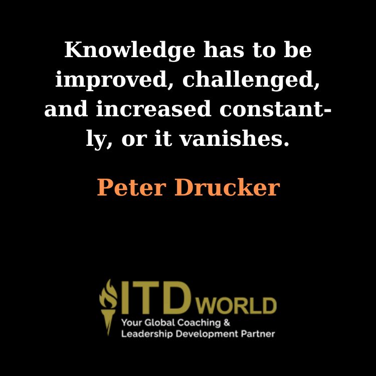 knowledge has to be improved challenged