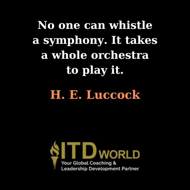 no one can whistle a symphony project management quotes