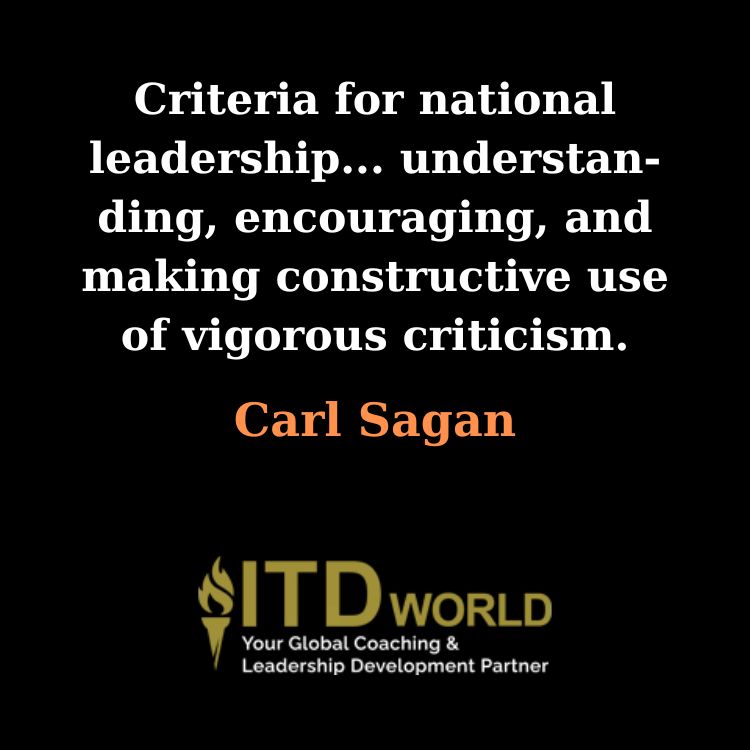 quotes making constructive use of vigorous criticism