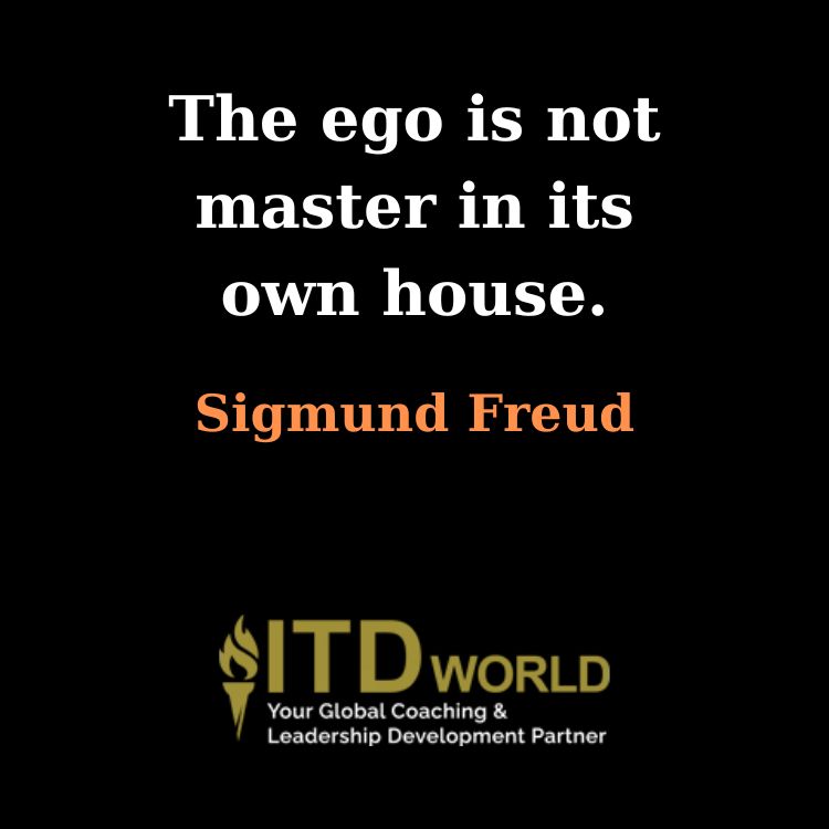 the ego is not master in its own house