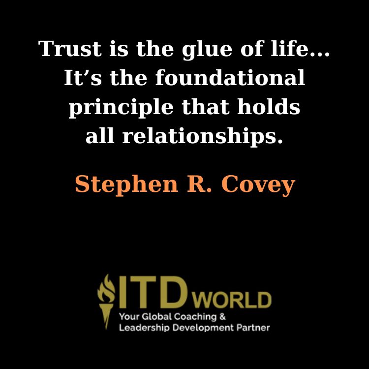 trust is the glue of life