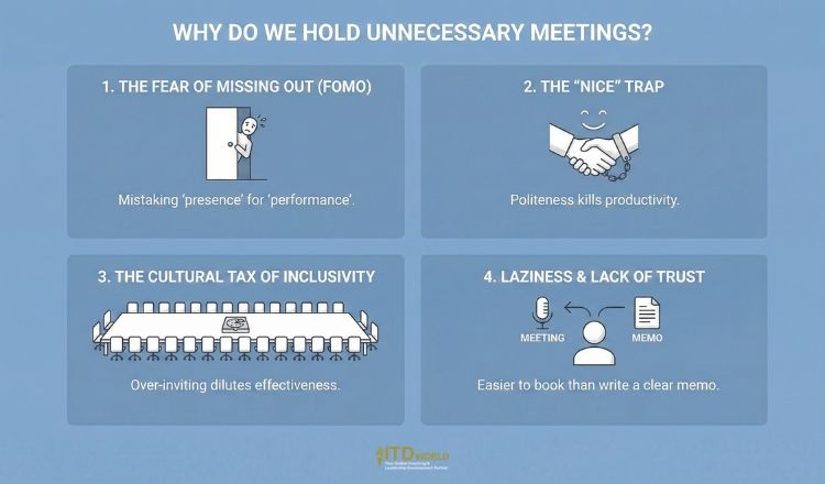 why we hold unnecessary meetings