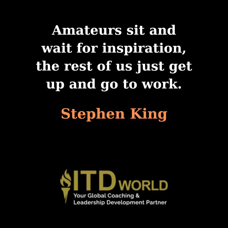 just get up and go to work