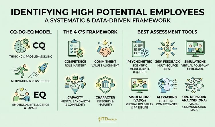 how to identify high potential employees in the workplace