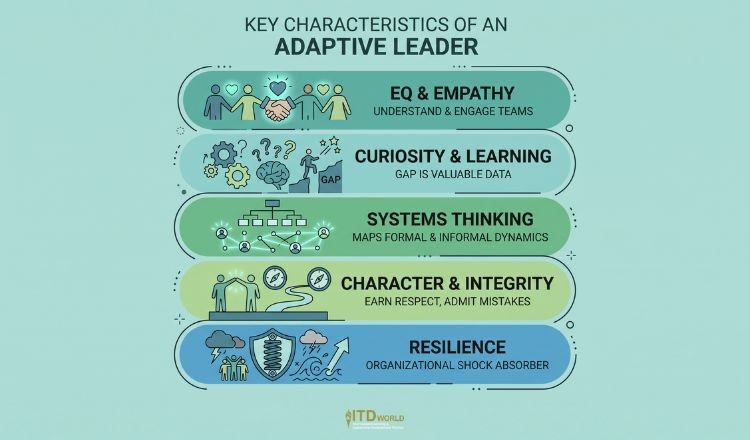 key characteristics of an adaptive leader