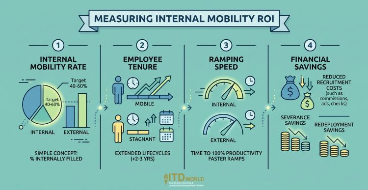 metrics to measure internal talent mobility strategy roi