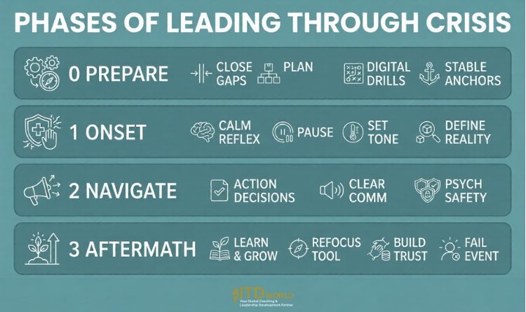 phases of leading through crisis