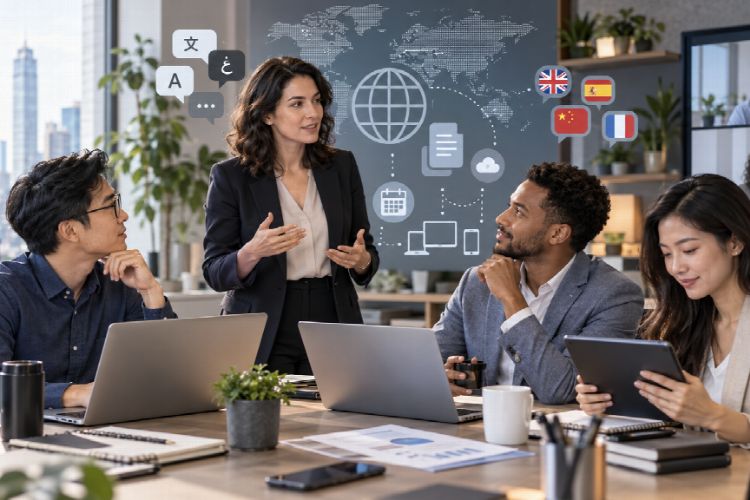 multilingual team communication guide for hybrid leaders
