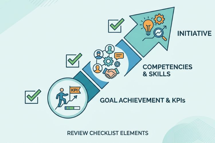 core elements of an employee performance review checklist