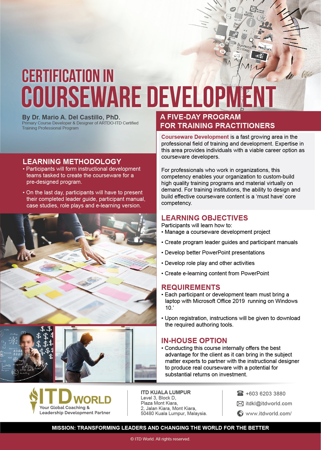 Certificate in Courseware Development